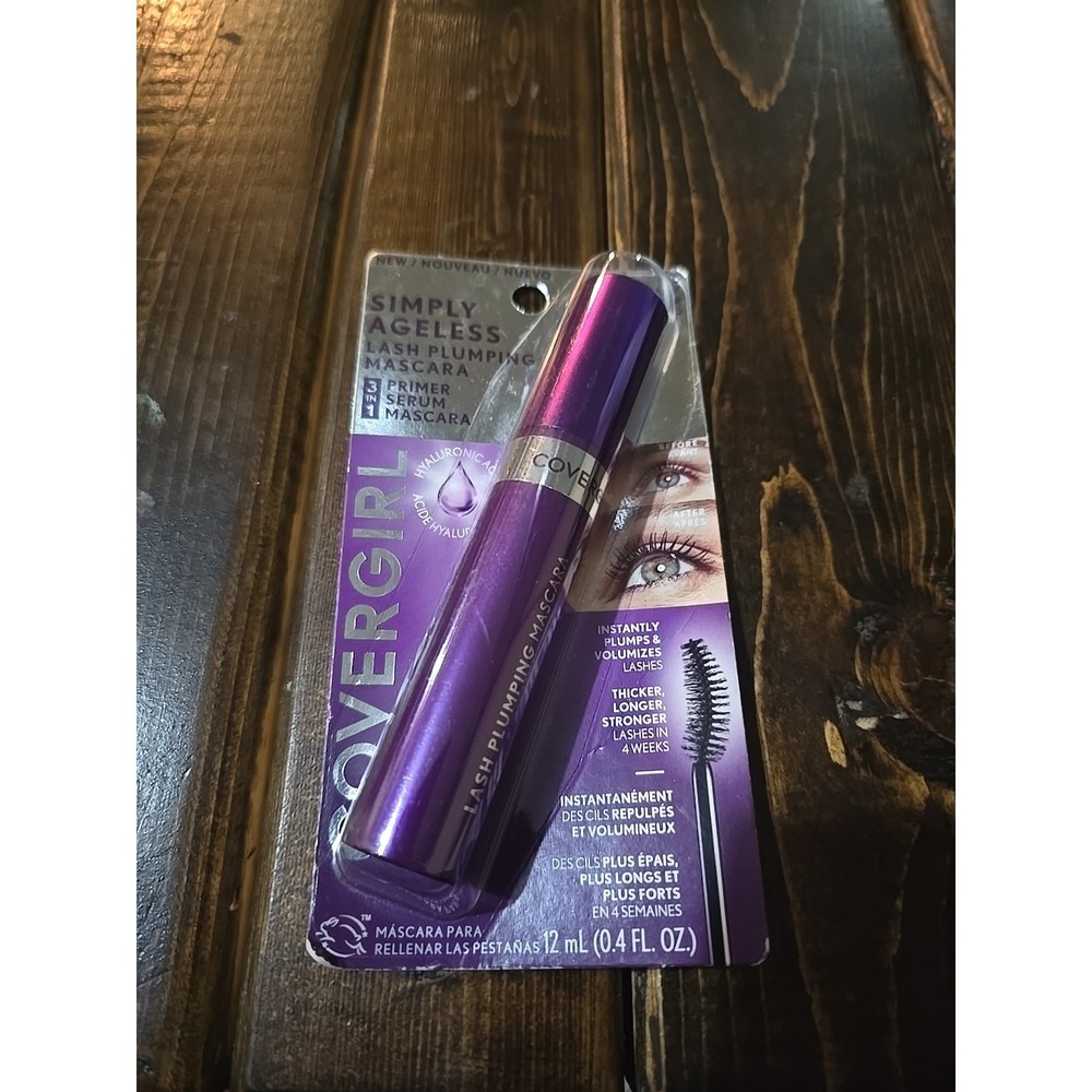 Covergirl Simply Ageless Mascara Lash‎ Plumping 105 Black 0.4 fl oz